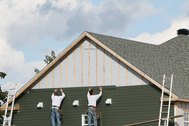 Professional Emergency Siding Repair technician working in Broomall, PA